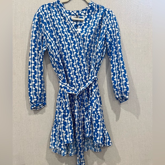 Zara Paula Mini Dress Balloon Sleeve - Picture 3 of 5